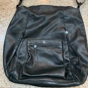 Black Elliott Lucca Leather Shoulder Bag
